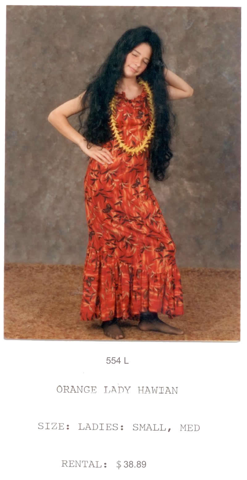 HAWAIIAN LADY - ORANGE - Click Image to Close